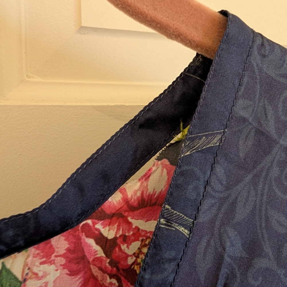 Johnny Was Floral V-Neck Midi/Maxi Dress - Picture 10 of 10